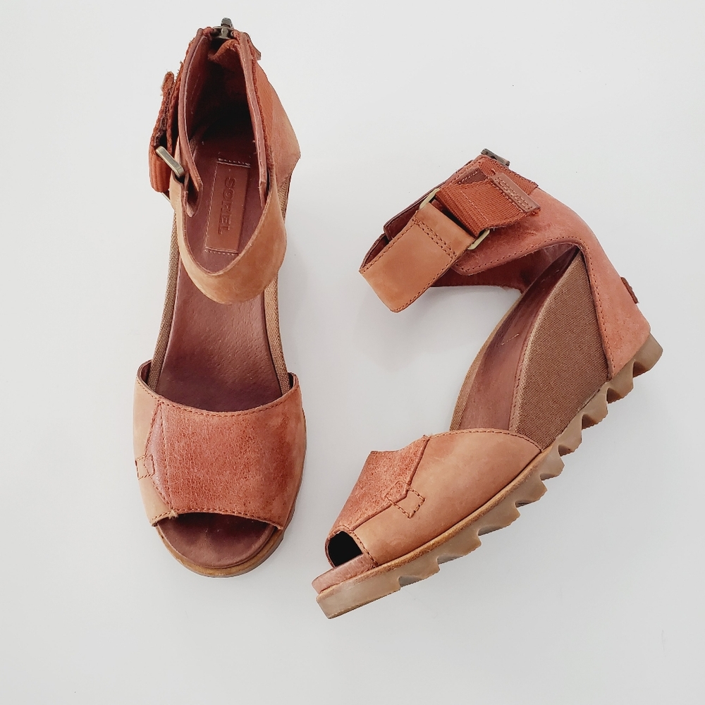 Sorel JOANIE II Slingback Wedge Sandals Size 7.5 - Picture 6 of 14